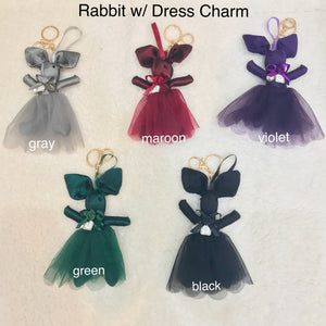 RABBIT DRESS CHARM