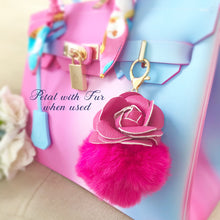 Load image into Gallery viewer, PETAL WITH FUR CHARM